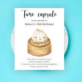 中華まんタイムカプセル 1歳の誕生日 ポスター