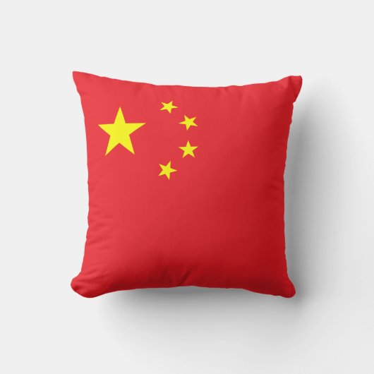 中華人民共和国の国旗 クッション (正面)