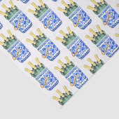 中華料理のウオーターカラーワインバケット 薄葉紙 (詳細)