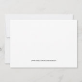 中華料理の誕生日パーティー 招待状 (裏面)