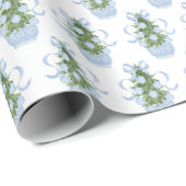 中華料理クリスマスツリーラッピング紙 ラッピングペーパー (ロールコーナー)