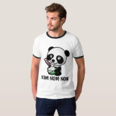 中華料理大好き NOM NOM NOM Tシャツ (正面フル)