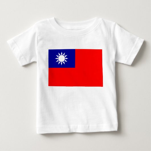 中華民国（台湾） / チャイニーズ・タイペイ ベビーTシャツ (正面)