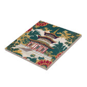 中華石細工のウォールアートタイル タイル (側面)