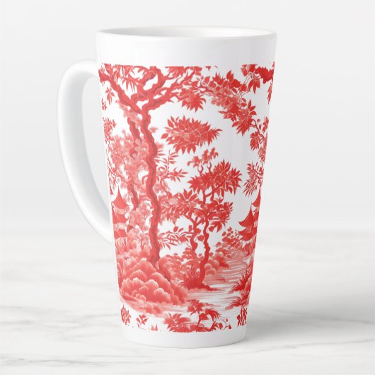 中華石見塔 カフェラテマグ (左アングル)