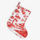 中華石見塔 ラージクリスマスストッキング (正面 (吊り時))