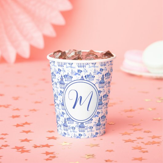 中華石見水彩塔柄 紙コップ (インサイチュ)