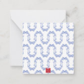 中華石見花瓶赤いちご贈答用エンクロージャー ノートカード (裏面)