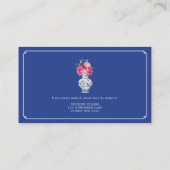 中華磁器ブライダルシャワーレシピリクエスト エンクロージャーカード (裏面)