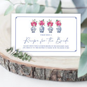 中華磁器ブライダルシャワーレシピリクエスト エンクロージャーカード