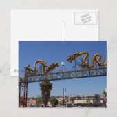 中華街のロサンゼルス ポストカード (正面/裏面)