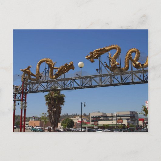 中華街のロサンゼルス ポストカード (正面)