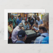 中華街の中心、シンガポール ポストカード (正面/裏面)