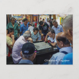 中華街の中心、シンガポール ポストカード