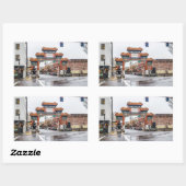 中華街ポートランド、オレゴン長方形のステッカー 長方形シール (シート)