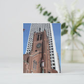 中華街、SF、カリフォルニアの古いSt Maryの教会 ポストカード (スタンド正面)