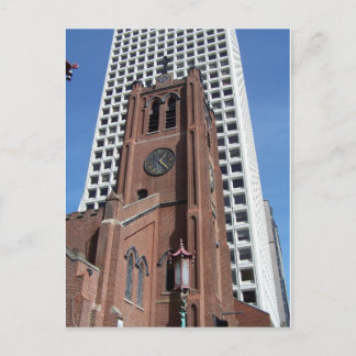 中華街、SF、カリフォルニアの古いSt Maryの教会 ポストカード