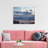 中西部の夕日 キャンバスプリント (インサイチュ (リビング))