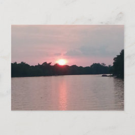 中西部の夕日 ポストカード