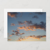 中西部の夕日 ポストカード (正面/裏面)