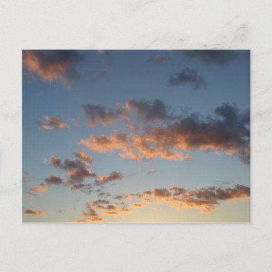 中西部の夕日 ポストカード (正面)