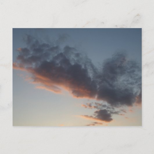 中西部の夕日 ポストカード (正面)