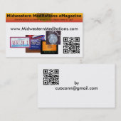 中西部の黙想 名刺 (正面/裏面)