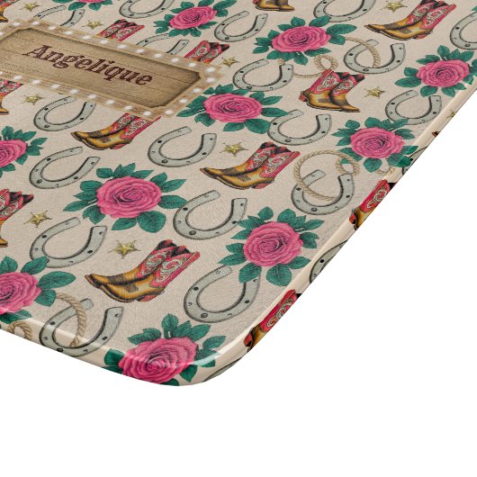 中西部パーソナライズされたプリンセス設計者 カッティングボード (角)