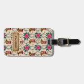 中西部パーソナライズされたプリンセス設計者 ラゲッジタグ (正面横)