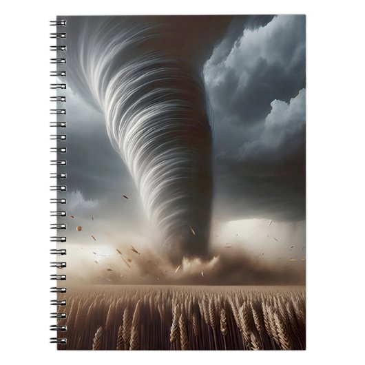 中西部小麦畑の竜巻 ノートブック (正面)