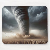 中西部小麦畑の竜巻 マウスパッド (正面)