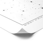 中西部鉄道星座国勢調査ドットマップ ポスター (角)