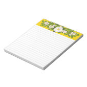 中規模メモ帳の「Peace on Earth」 ノートパッド (回転)