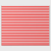 中赤と白型ストライプ紙 ラッピングペーパー (フラット)