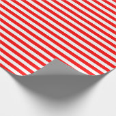 中赤と白型ストライプ紙 ラッピングペーパー (角)