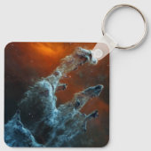 中赤外創造の柱。 キーホルダー (裏面)