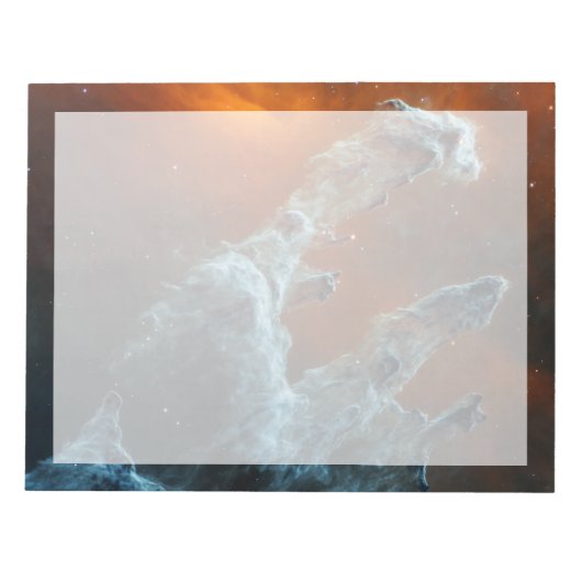 中赤外創造の柱。 ノートパッド (正面)