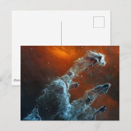 中赤外創造の柱。 ポストカード (正面/裏面)