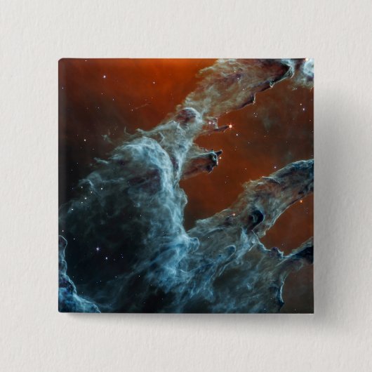 中赤外創造の柱。 缶バッジ (正面)