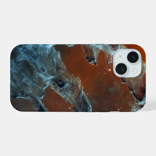 中赤外創造の柱。 iPhone 15ケース (裏面横)