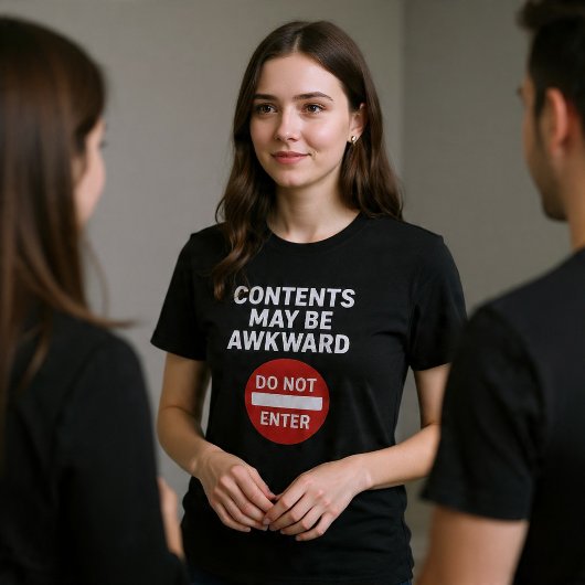 中身がぎこちないかも Tシャツ