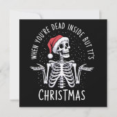 中身はもう死んでるけどクリスマスシーズンだ シーズンカード (正面)