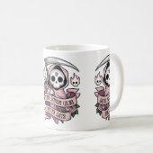 中身は死んでるけどまだかわいい死神 コーヒーマグカップ (正面右)