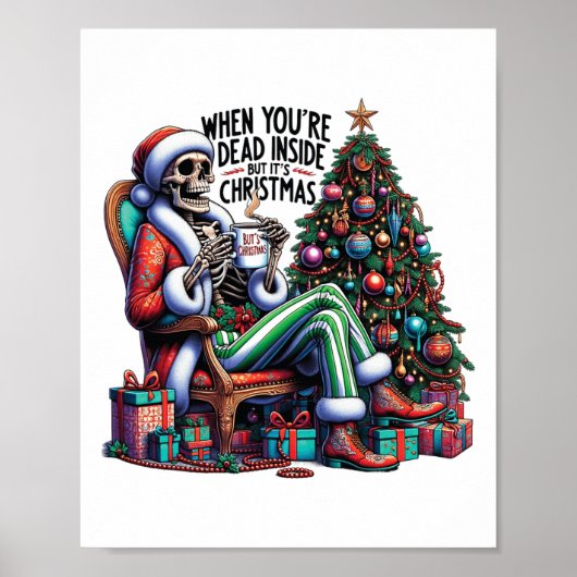 中身は死んでるけどクリスマスコスチューム ポスター (正面)