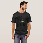 中身は死んでるけど柔軟なユーモア骨格ヨガ Tシャツ (正面フル)