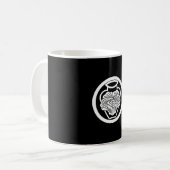 中輪に壺に蔦 コーヒーマグカップ (正面左)