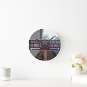 中途半端なポイント、デトロイトシカゴ ラウンド壁時計 (ホーム)