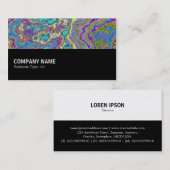 中途半端に035 -カラフルな鉱物 名刺 (正面/裏面)