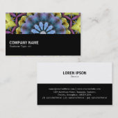 中途半端に039 -自然な万華鏡のように千変万化するパターン 名刺 (正面/裏面)