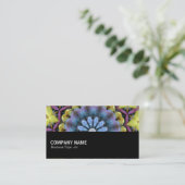 中途半端に039 -自然な万華鏡のように千変万化するパターン 名刺 (スタンド正面)